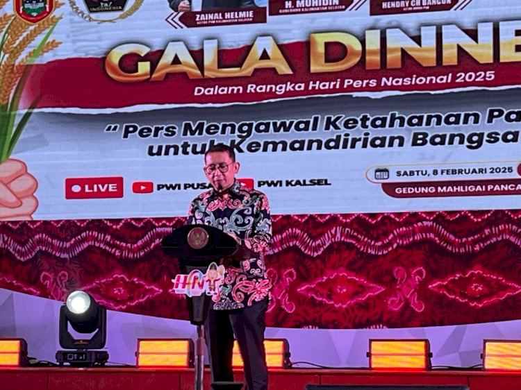 Gala Dinner HPN 2025 Banjarmasin, Fadli Zon: Pers Tidak Bisa Pisah dengan Kebudayaan