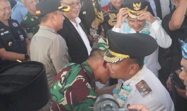 Penyambutan Wali Kota dan Wakil Wali Kota Depok Dihadiri Dandim 0508/Depok