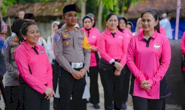 Yayasan Kemala Bhayangkari Gelar Bakti Sosial Sekaligus Kegiatan Dukung Ketahanan Pangan