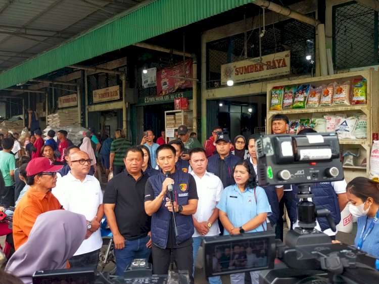 Satgas Pangan Polda Metro Tindak Pedagang Nakal Jual Beras Diatas HET