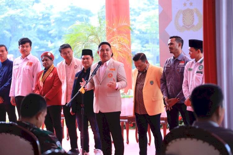 BEM PTNU dan Polri Gelar Bansos di Beberapa Wilayah