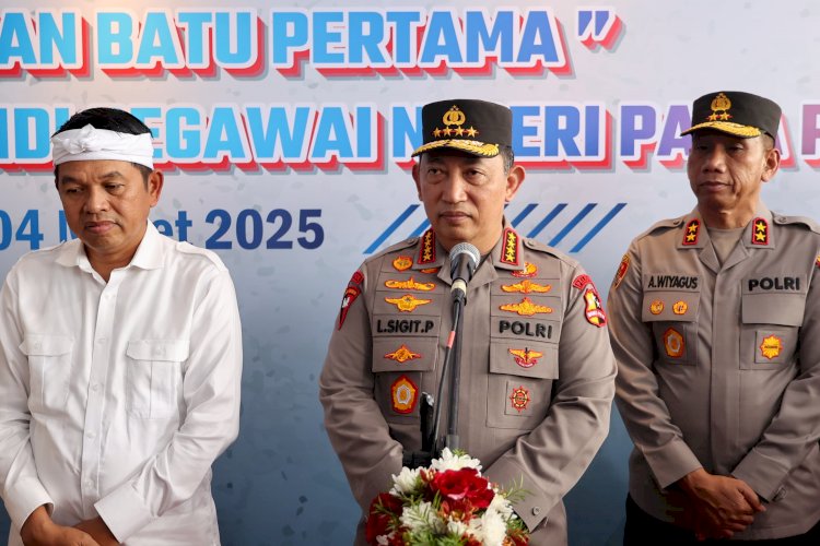 Dukung Program Pemerintah, Kapolri Canangkan 100.000 Rumah Subsidi