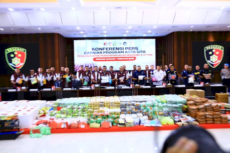 Polri Selamatkan 11.407.315 Jiwa Dari Bahaya Narkoba Dengan Penindakan 6.681 Kasus