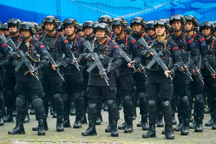Jelang Hari Raya Idul Fitri 1446 H, Danpas Pelopor Korbrimob Polri Cek Kesiapan Pasukannya