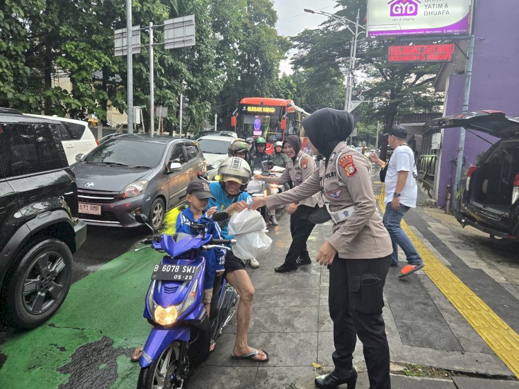 Kegiatan ramadhan berbagi bersama Ditlantas Polda Metro Jaya