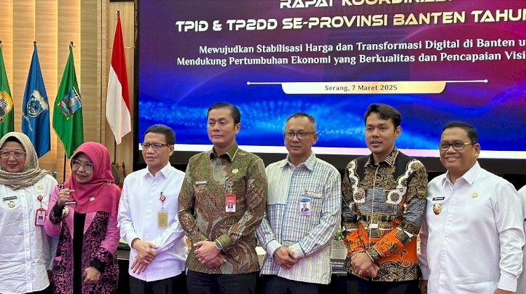 Rakor TPID dan TP2DD Banten 2025 Bahas Inflasi dan Digitalisasi