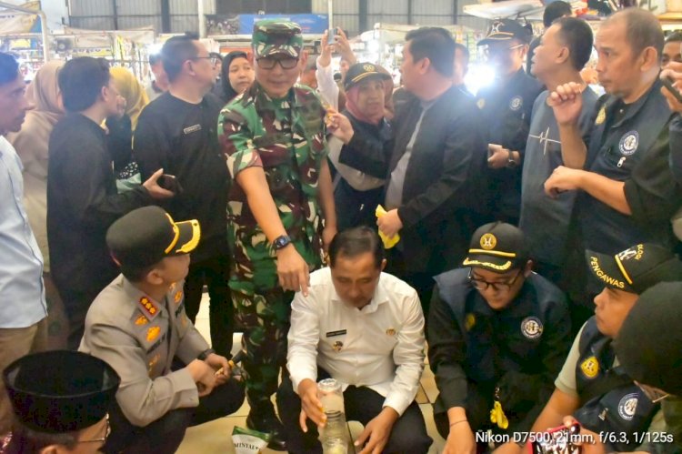 Terkait Produk Minyakita, Dandim 0508/Depok dan Kapolresta Metro Depok Dampingi Wakil Wali Kota Sidak Pasar Sukatani