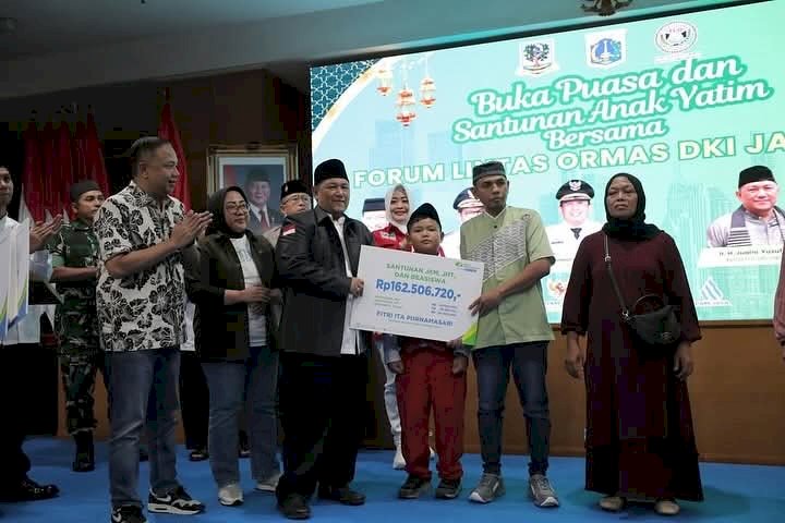 Forum Lintas Ormas DKI Jakarta Gelar Buka Bersama dan Santunan Anak Yatim