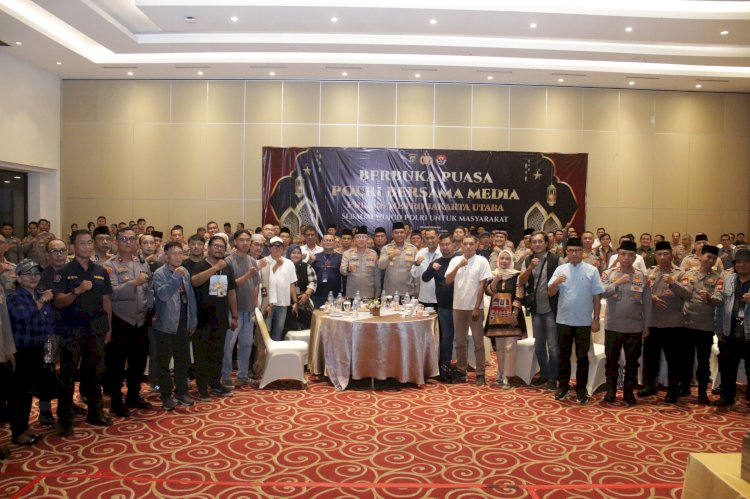 Kapolres Metro Jakarta Utara Gelar Buka Puasa Bersama Media, Perkuat Sinergi Polri dan Wartawan