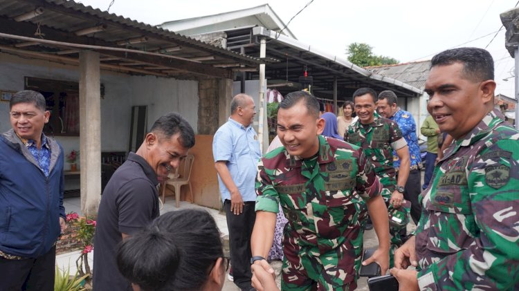 Dandim 0508/Depok Tinjau Kelurahan Harjamukti dan Cisalak Pasar Lokasi Sasaran TMMD Ke-124