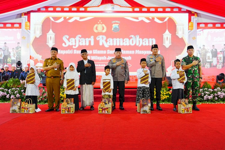 Safari Ramadhan ke Jawa Tengah, Kapolri Jalin Silaturahmi dengan Tokoh Ulama Setempat