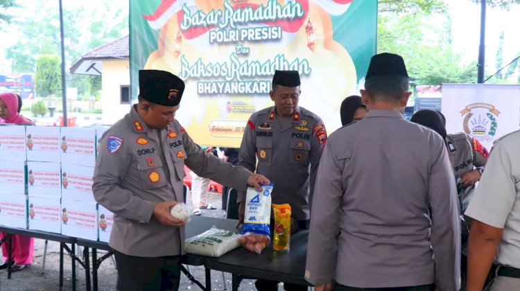 Polres Pekalongan Gelar Bazar Ramadhan Polri Presisi dan Baksos Ramadhan Bhayangkari 2025