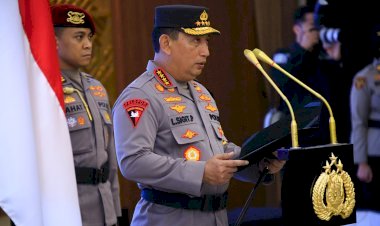 Kapolri Pimpin Pelantikan Sejumlah Kapolda dan Pengukuhan 2 Jabatan Baru di Polri