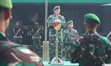 Kasdim 0508 Depok Pimpin Upacara Bendera Tujuh Belasan