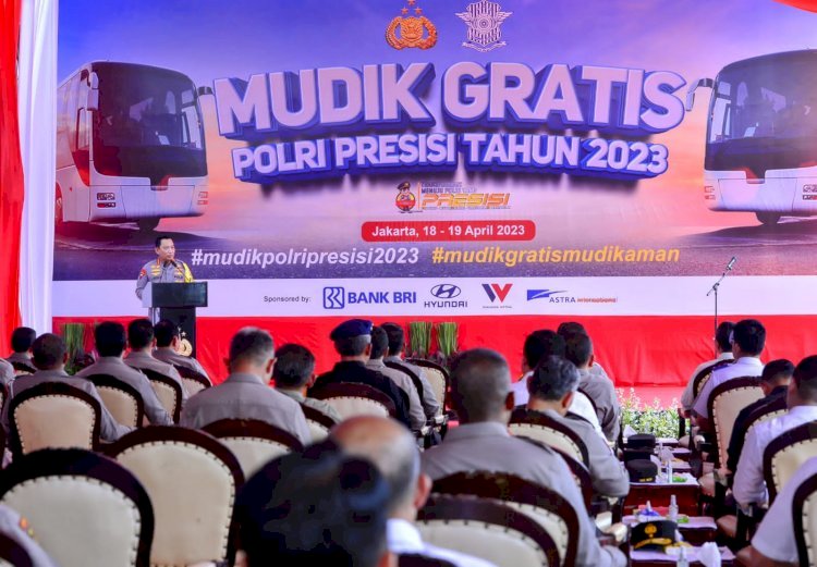 Kurangi Beban Jalan Tol dan Arteri, Kapolri Lepas 434 Bus Mudik Gratis