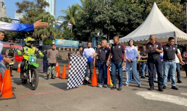 Sambut HUT Bhayangkara ke-77, PMJ Gelar Ketangkasan Bermotor