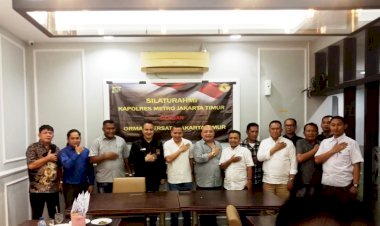 Silaturahmi Bersama Ormas Bersatu, Agus Salim Apresiasi Kapolres Jaktim Tindak Tegas Pelaku Tawuran