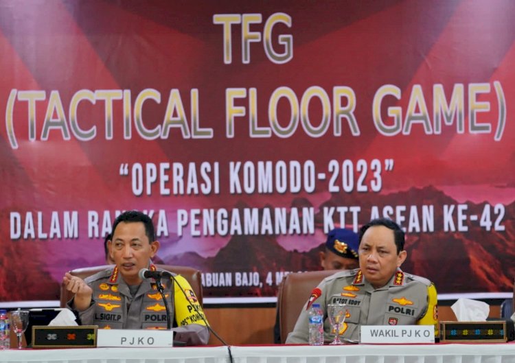 Gelar TFG, Kapolri Tekankan Personel Pahami Tugas dan Cara Bertindak saat Amankan KTT ASEAN