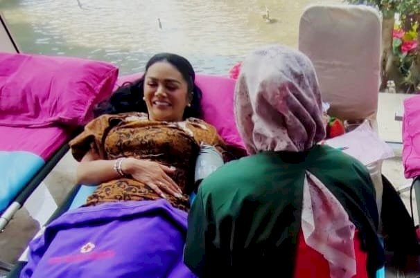Sebagai Duta Donor Darah Parlemen, Kris Dayanti Berharap Masyarakat Mudah Dapatkan Tanpa Biaya