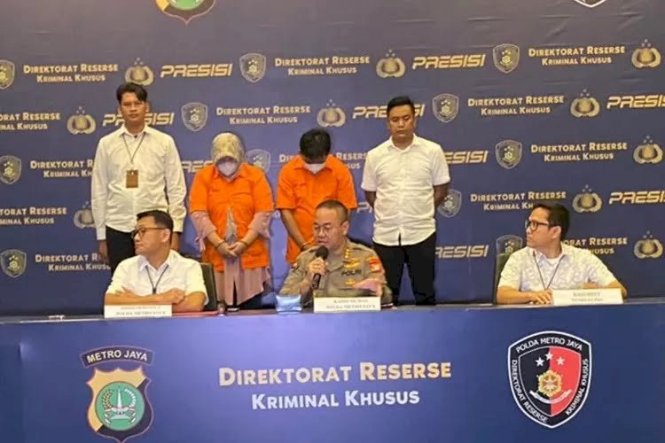 Polda Metro Jaya Ungkap Pasutri Tesangka TPPO