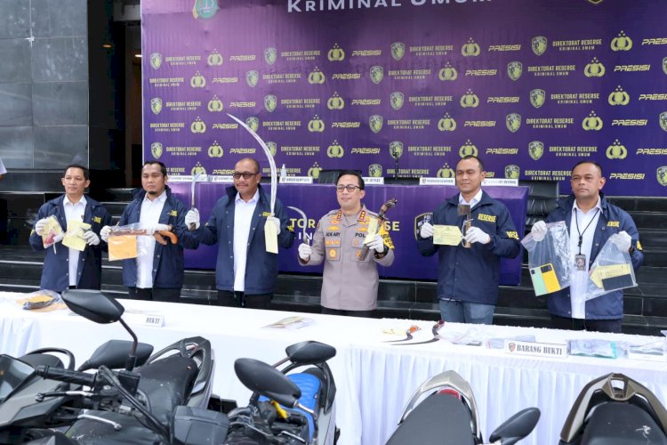 Operasi Pekat Jaya 2025, Dirreskrimum Polda Metro Jaya dan Polres Jajaran Ungkap Kasus Menonjol