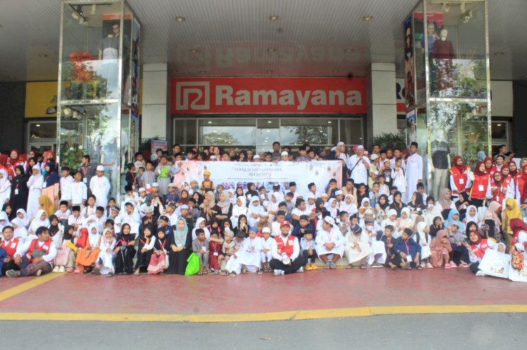 TSR ke-9 di Samarinda, 200 Anak Yatim Belanja dan Buka Puasa Bersama Wali Kota