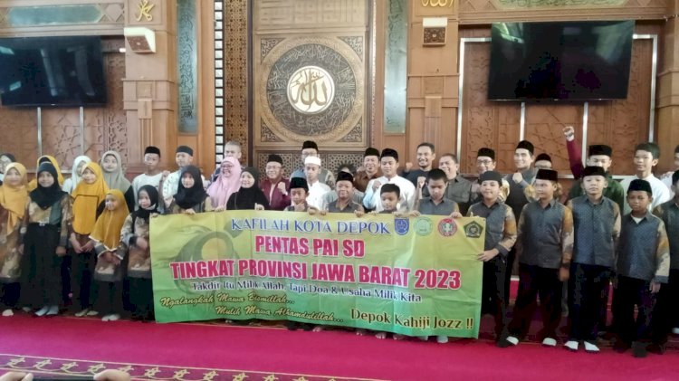 Kadisdik Kota Depok Lepas Kafilah Pentas PAI Tingkat Jabar