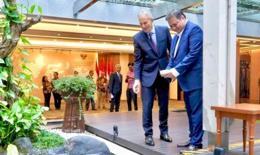 Airlangga Bertemu Mantan PM Inggris Tony Blair