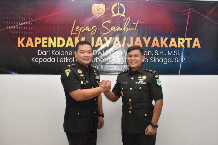 Lepas Sambut Kapendam Jaya Berlangsung Secara Sederhana