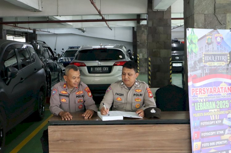 Polresta Bandara Soekarno-Hatta Tangerang Buka Layanan Penitipan Kendaraan Bermotor Gratis Bagi Pemudik