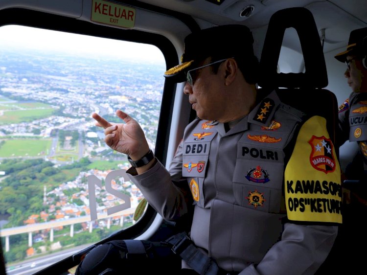 Pantauan Udara Irwasum Polri Ungkap Titik Rawan Arus Mudik 2025