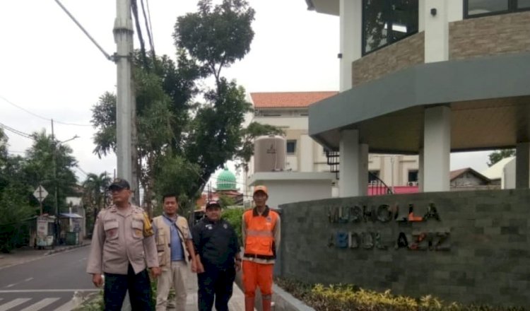 Sambang Dialogis Bhabinkamtibmas di Pemukiman Warga Johar Baru Saat Mudik Lebaran