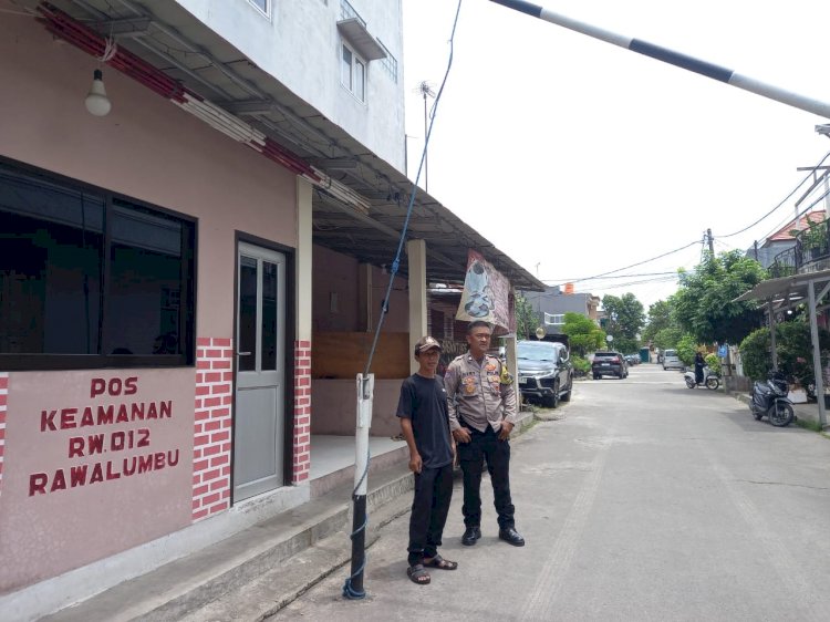 Bhabinkamtibmas Bojong Rawalumbu Gelar Patroli Rumah Warga Ditinggal Mudik