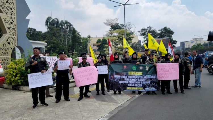 Aksi Damai GASKAN dan HIPAKAD Di Pemkot Depok, Dukung Pemerintahan Bersih, Adil dan Bebas Korupsi