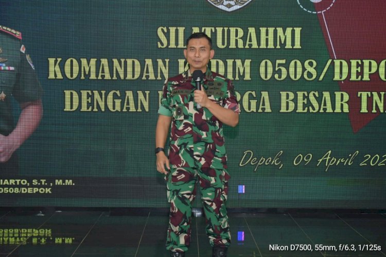 Kodim 0508/Depok Tingkatkan Komunikasi Melalui Kegiatan Silaturahmi