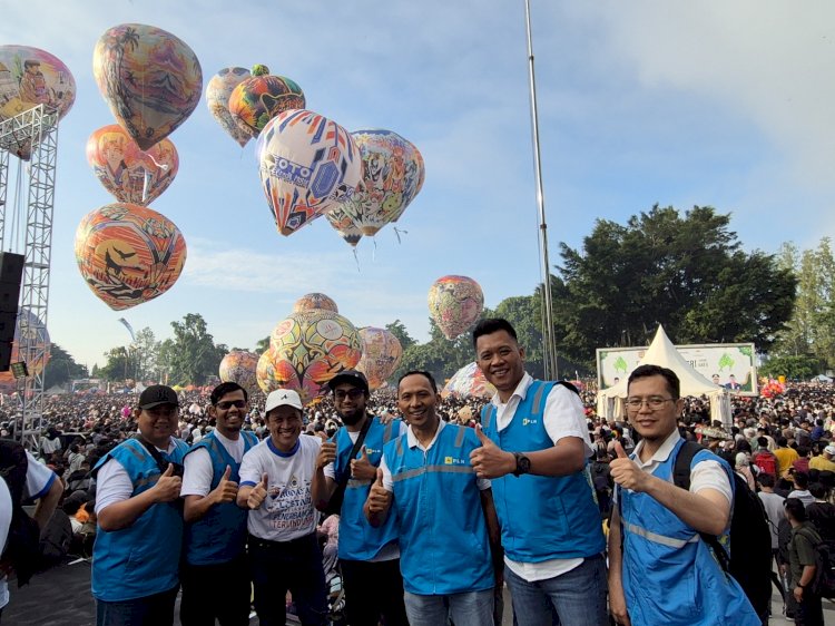 Puluhan Balon Udara di Langit Wonosobo Terbang Meriah Bersama Pasokan Listrik PLN yang Andal