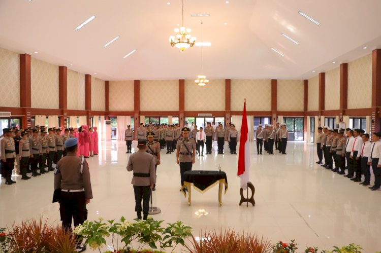 Kapolres Metro Bekasi Pimpin Sertijab Wakapolres