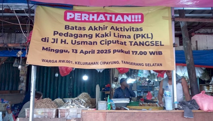 Sinergi Tiga Pilar Sosialisasi Penertiban Pedagang Pasar Ciputat