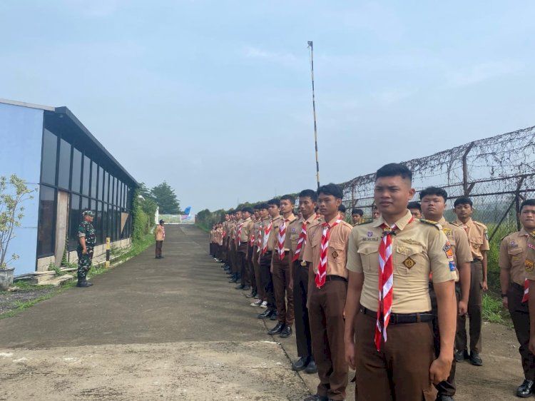 Lanud Husein Sastranegara Gelar Pembinaan Kedisiplinan Bagi Pramuka Saka Dirgantara