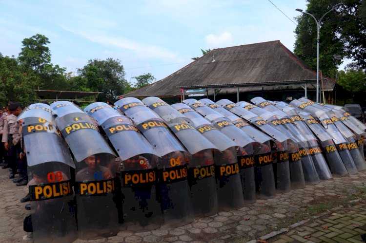Polres Pekalongan Gelar Latihan Kompi Dalmas dan Peleton POH Raimas