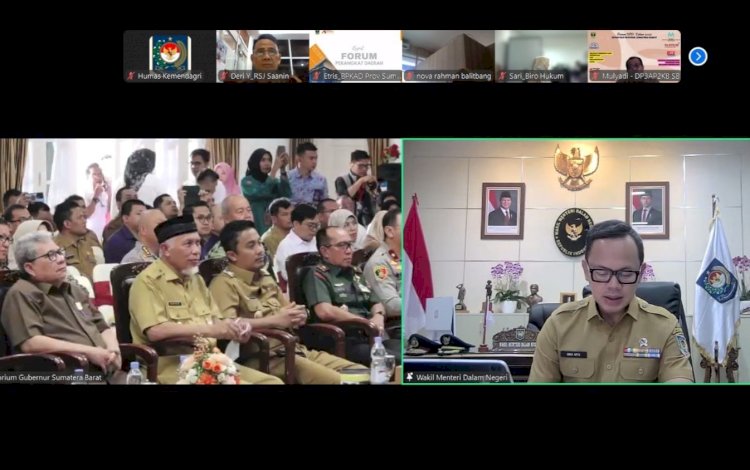 Musrenbang RKPD Provinsi Sumbar: Wamendagri Bima Minta Pemda Pahami Program Prioritas Presiden