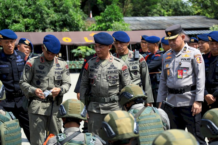Laksanakan Misi Kemanusiaan, Polri Gelar Apel Pasukan “Alpha Bravo Moskona 2025”