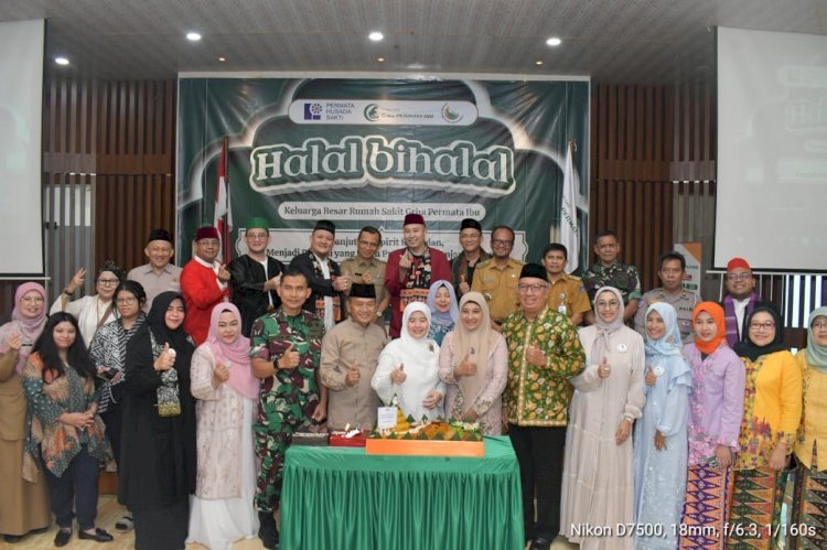 Dandim 0508/Depok Hadiri Halal Bihalal Keluarga Besar RS Grha Permata Ibu