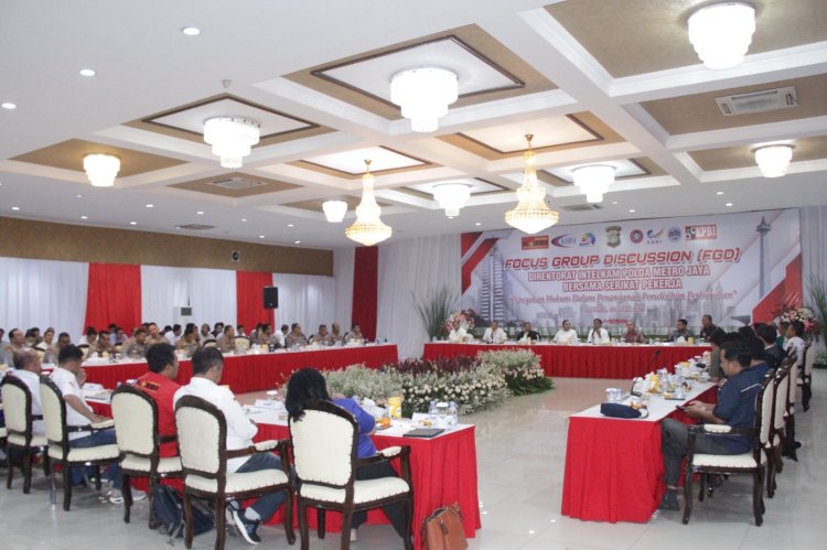 Polda Metro Jaya Gelar FGD Bareng Serikat Pekerja, Bahas Penegakan Hukum Perselisihan Perburuhan