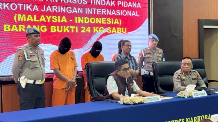 Polisi Gagalkan Peredaran 24 Kg Sabu di Palu, 3 Pelaku Ditangkap