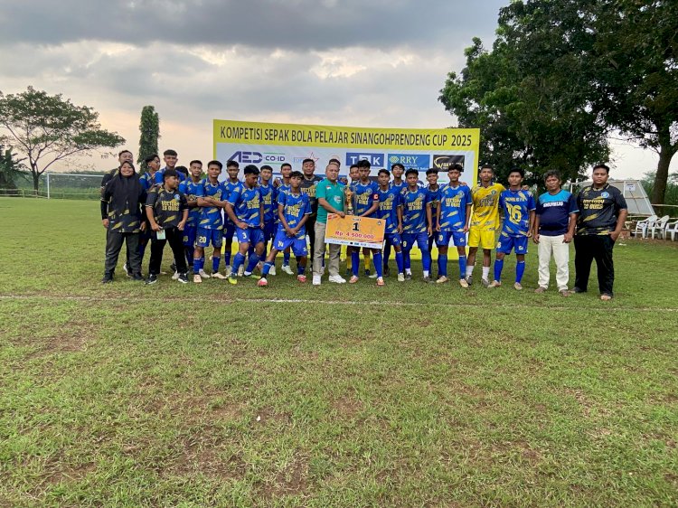 TNI-Polri Amankan Grand Final Turnamen Sepak Bola Pelajar Sinangohprendeng Cup 2025
