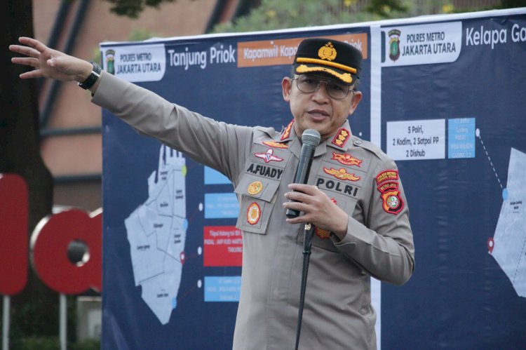 Polres Jakarta Utara, Apel Kesiapan Pasukan Dan Tactical Wall Game Dalam Rangka Pengamanan Hari Buruh Mayday 2025