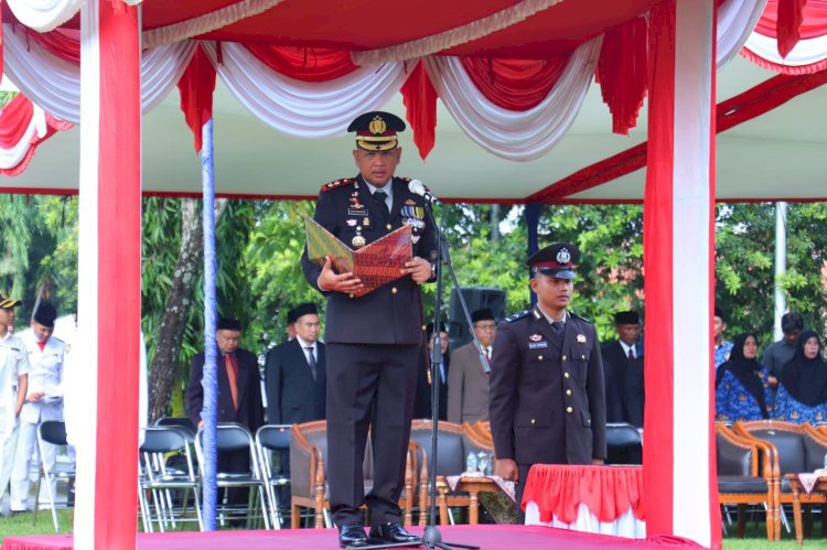 Kapolres Pimpin Upacara Hari Kebangkitan Nasional Ke-117
