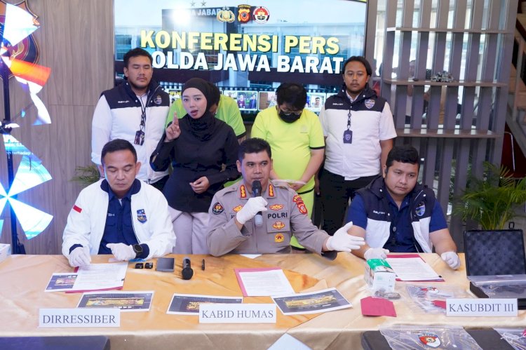 Polda Jabar Amankan Dua Pelaku Judi Online di Tangerang