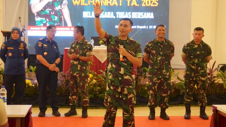 Dandim 0508/Depok di Acara Pembekalan Kader Warga Terlatih Terpusat Dalam Rangka Mendukung Wilhanrat